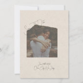 Photo Save The Date  Kaart (Voorkant)