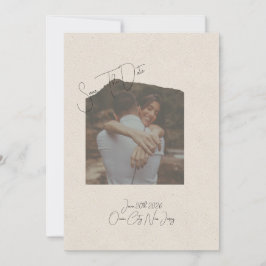 Photo Save The Date  Kaart