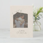 Photo Save The Date  Kaart (Staand voorkant)