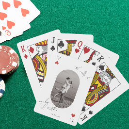 Photo Script Casino Vegas Wedding Guestbook Favor Pokerkaarten