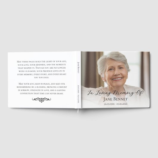 Photo Script In Loving Memory Memorial  Gastenboek (Volledig)