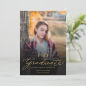Photo Script PhD Degree Afstuderen Aankondiging (Staand voorkant)