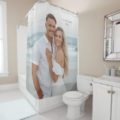 Photo Shower Curtain Couple Wedding Gift Custom  Douchegordijn (In situ)