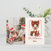 Photo Silly Goose Christmas Feestdagenkaart (Staand voorkant)