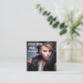 PHOTO square AANGEPASTE Visitekaartjes (Staand voorkant)