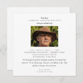 Photo Square Celebration of Life (Voorkant / Achterkant)