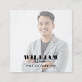 Photo Square-Visitekaartje Vierkante Visitekaartje (Voorkant)