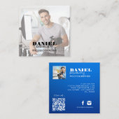 Photo Square-Visitekaartje Vierkante Visitekaartje (Voorkant / Achterkant)