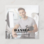 Photo Square-Visitekaartje Vierkante Visitekaartje (Voorkant)