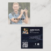 Photo Square-Visitekaartje Vierkante Visitekaartje (Voorkant / Achterkant)