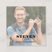 Photo Square-Visitekaartje Vierkante Visitekaartje (Voorkant)