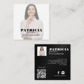 Photo Square-Visitekaartje Vierkante Visitekaartje (Voorkant / Achterkant)