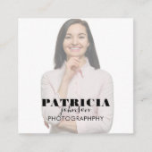 Photo Square-Visitekaartje Vierkante Visitekaartje (Voorkant)
