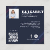 Photo Square-Visitekaartje Vierkante Visitekaartje (Achterkant)