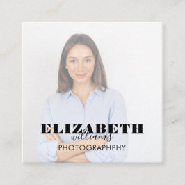 Photo Square-Visitekaartje Vierkante Visitekaartje