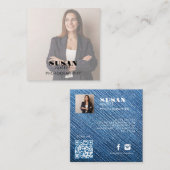 Photo Square-Visitekaartje Vierkante Visitekaartje (Voorkant / Achterkant)