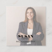 Photo Square-Visitekaartje Vierkante Visitekaartje (Voorkant)
