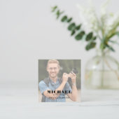 Photo Square-Visitekaartje Vierkante Visitekaartje (Staand voorkant)