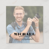 Photo Square-Visitekaartje Vierkante Visitekaartje (Voorkant)