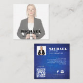 Photo Square-Visitekaartje Vierkante Visitekaartje (Voorkant / Achterkant)