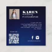 Photo Square-Visitekaartje Vierkante Visitekaartje (Achterkant)