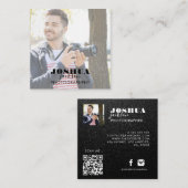 Photo Square-Visitekaartje Vierkante Visitekaartje (Voorkant / Achterkant)