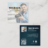 Photo Square-Visitekaartje Vierkante Visitekaartje (Voorkant / Achterkant)