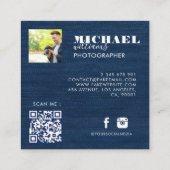 Photo Square-Visitekaartje Vierkante Visitekaartje (Achterkant)