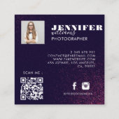 Photo Square-Visitekaartje Vierkante Visitekaartje (Achterkant)