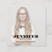 Photo Square-Visitekaartje Vierkante Visitekaartje (Voorkant)