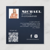 Photo Square-Visitekaartje Vierkante Visitekaartje (Achterkant)