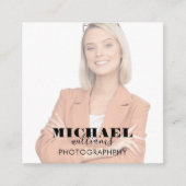 Photo Square-Visitekaartje Vierkante Visitekaartje (Voorkant)