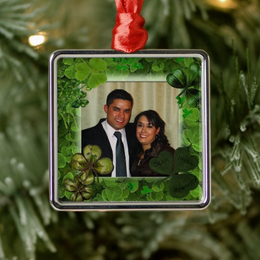 Photo St. Patrick's Day Ornament (Boom)