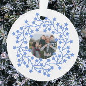 Photo Star Wreath Ornament