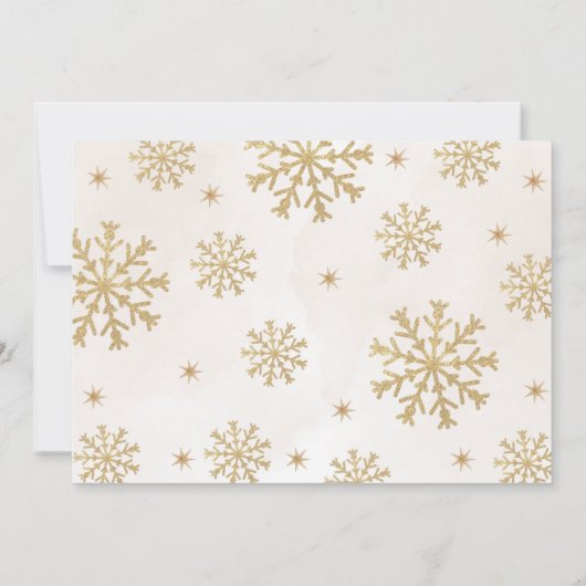 Photo Sugar Plum Nutcracker Invite Kaart (Achterkant)