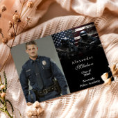 Photo SWAT Team American Flag Graduation Aankondiging