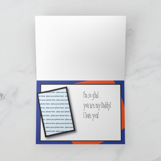 Photo Template Vaderdag Kaart (Binnen)