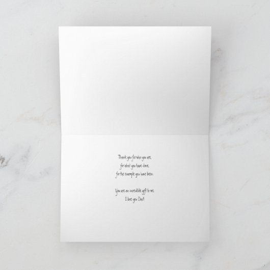 Photo Template Vaderdag Kaart (Binnen)