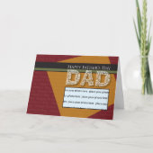 Photo Template Vaderdag Kaart (Voorkant)
