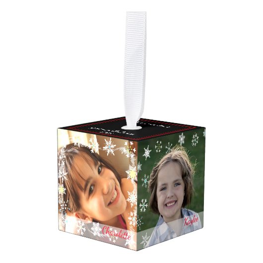 Photo Template Winter Theme Decoratie (Voorkant hoekig)