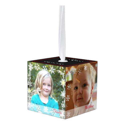 Photo Template Winter Theme Decoratie (Achter hoekig)