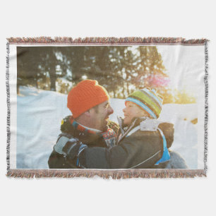 Photo Throw Blanket Deken