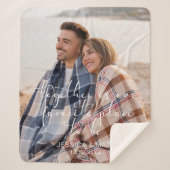 Photo Together is our Favorite Place to Be Sherpa Deken (Voorkant)