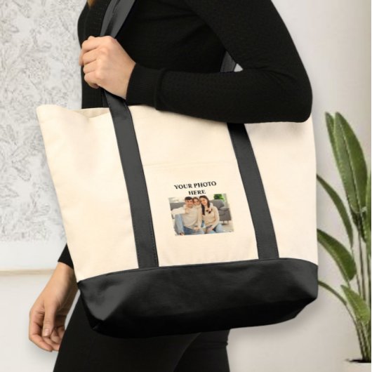 Photo Tote Bag, Custom Tote Bag With Photo, Custom