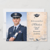 Photo U.S. Air Force Graduation Party Aankondiging (Voorkant)