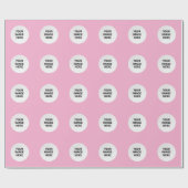 Photo Upload Sticker | Waterproof Square Label Cadeaupapier (Vlak)