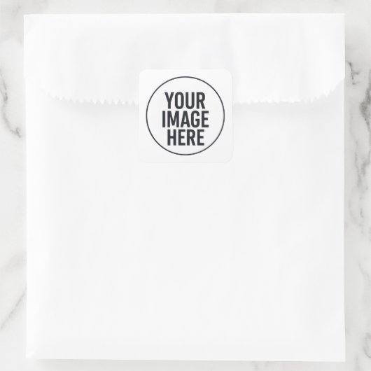 Photo Upload Sticker | Waterproof Square Lable (Tas)