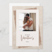 Photo Valentijnsdag Kaart - Uw Afbeelding toevoege (Voorkant / Achterkant)