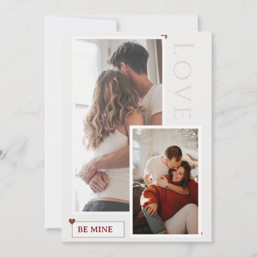 Photo Valentijnsdag Kaart - Uw Afbeelding toevoege (Voorkant)