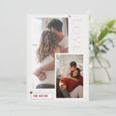 Photo Valentijnsdag Kaart - Uw Afbeelding toevoege (Staand voorkant)